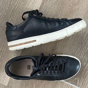 Birkenstock black leather sneakers